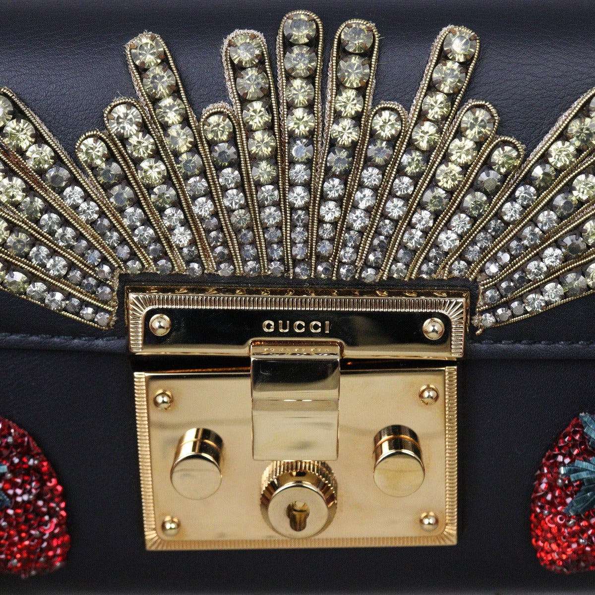 Gucci Padlock Small Embellished Shoulder Bag