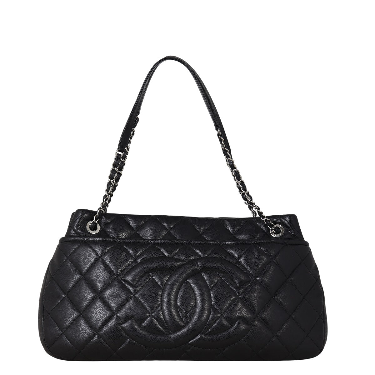 Chanel CC Timeless Shopping Tote Quilted Black Shoulder Bag Tote 25092025