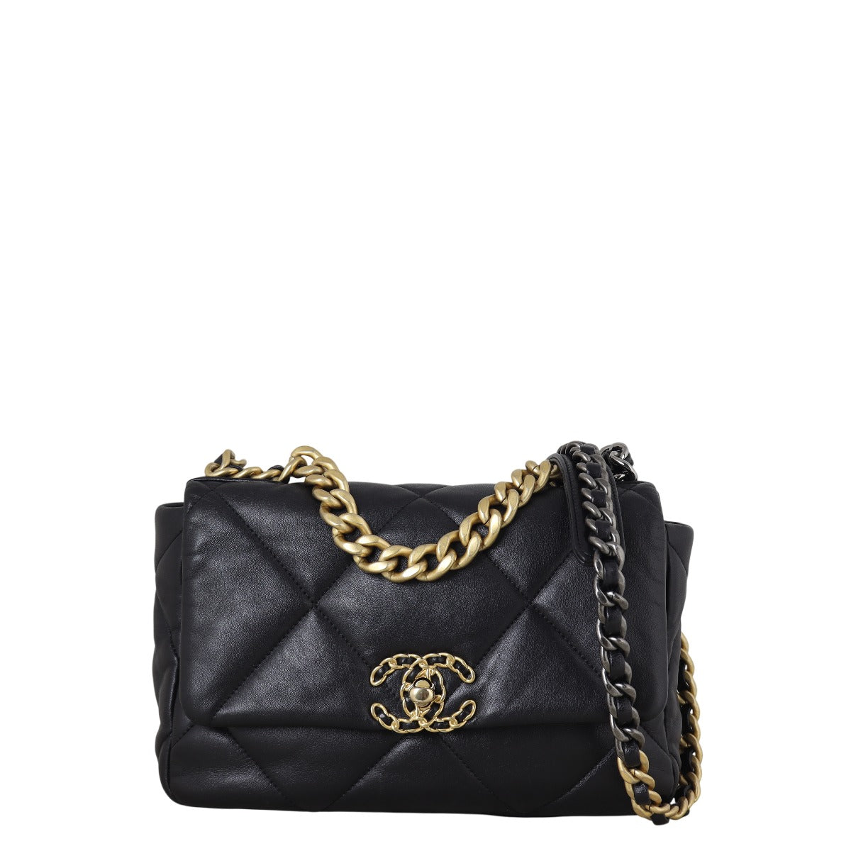 Chanel 19 Flap Bag Quilted Black Crossbody Bag
