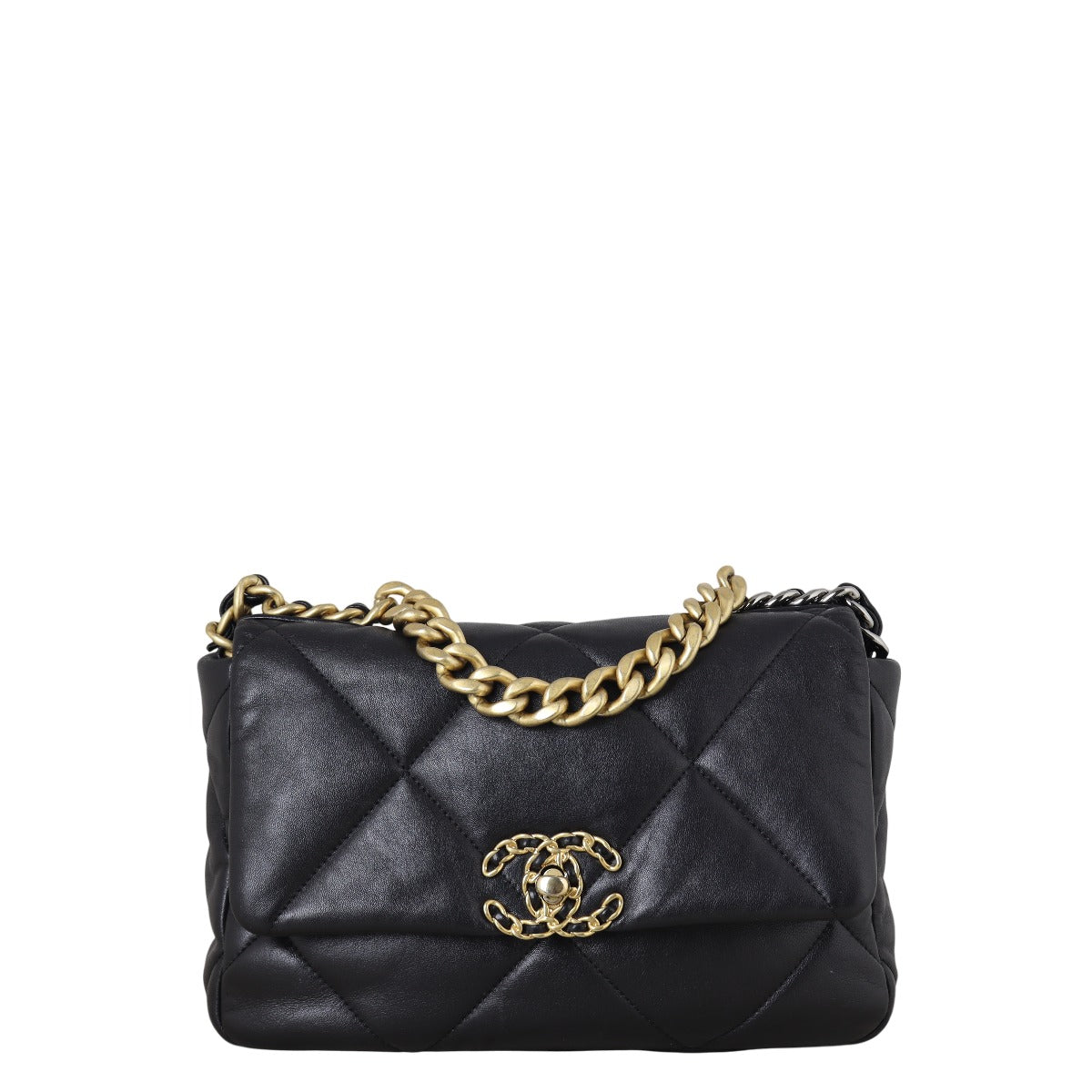 Chanel 19 Flap Bag Quilted Black Crossbody Bag