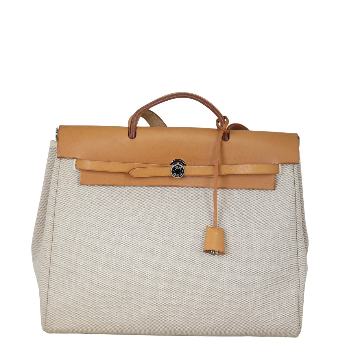 Hermes Herbag Toile Crossbody Bag