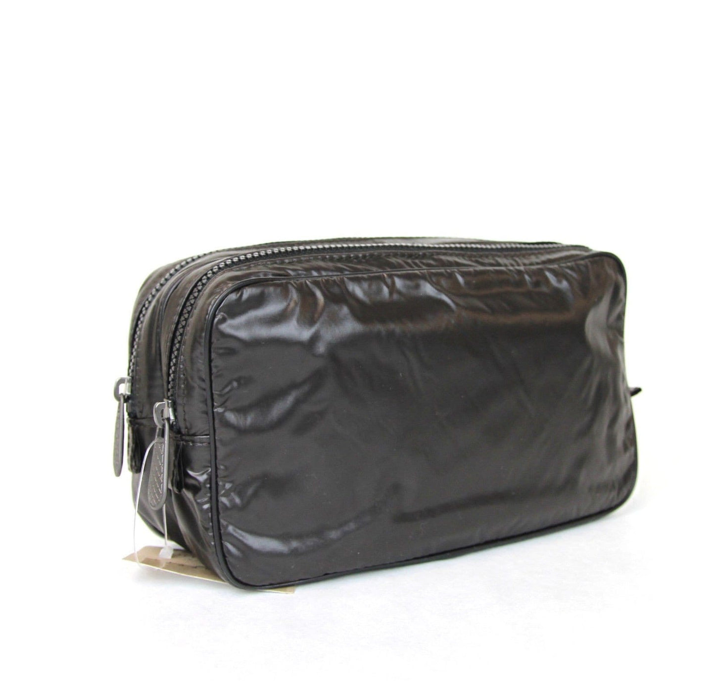 Bottega Veneta Men Travel Case Pouch Bag Final Call Nylon Brown Clutch Bag