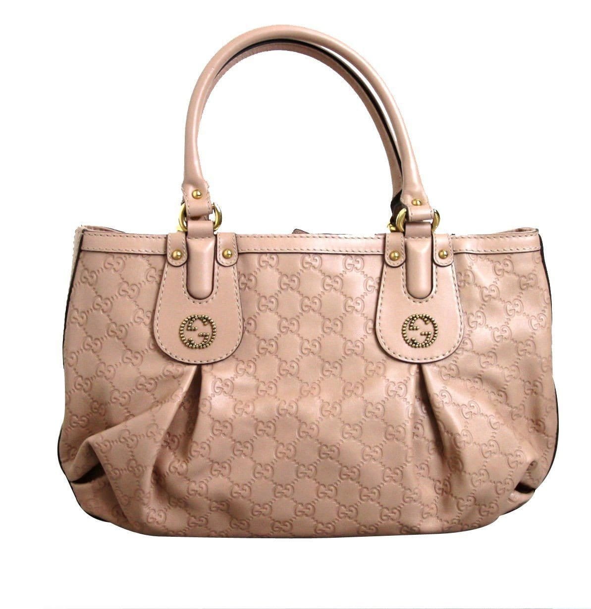 Gucci Women Scarlett Nude ssima Handbag Tote Final Leather Tote Bag