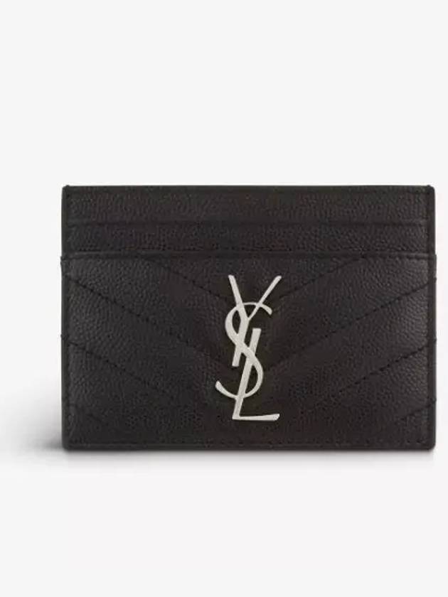 YSL Saint Laurent Saint Laurent Trending Cassandre Card Case In Leather Matelasse Travel Bag