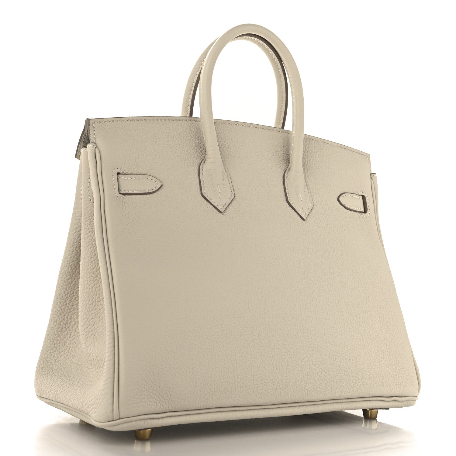 Hermes Togo Birkin Craie Handbag Travel Bag 25 Craie 1748376