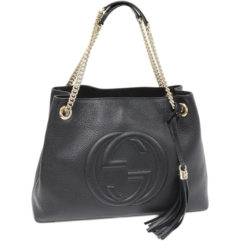 Gucci Calf Soho 2Way Bag Chain Travel Bag