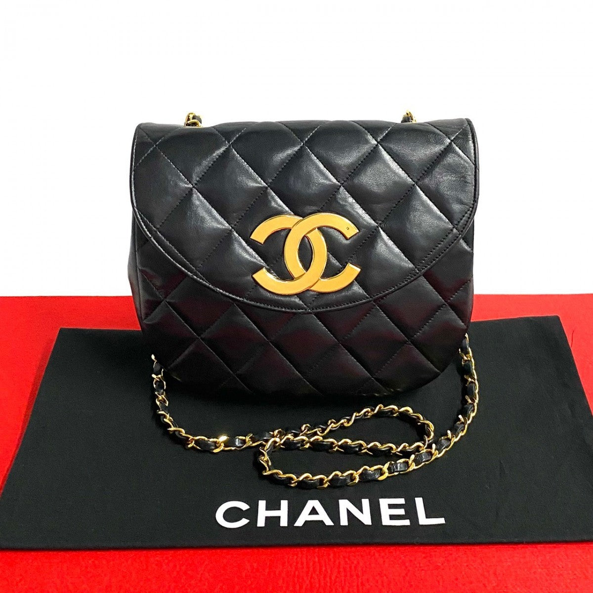 Chanel lambskin COCO Mark Matrasse Black Shoulder Bag 250115Kmh719 7