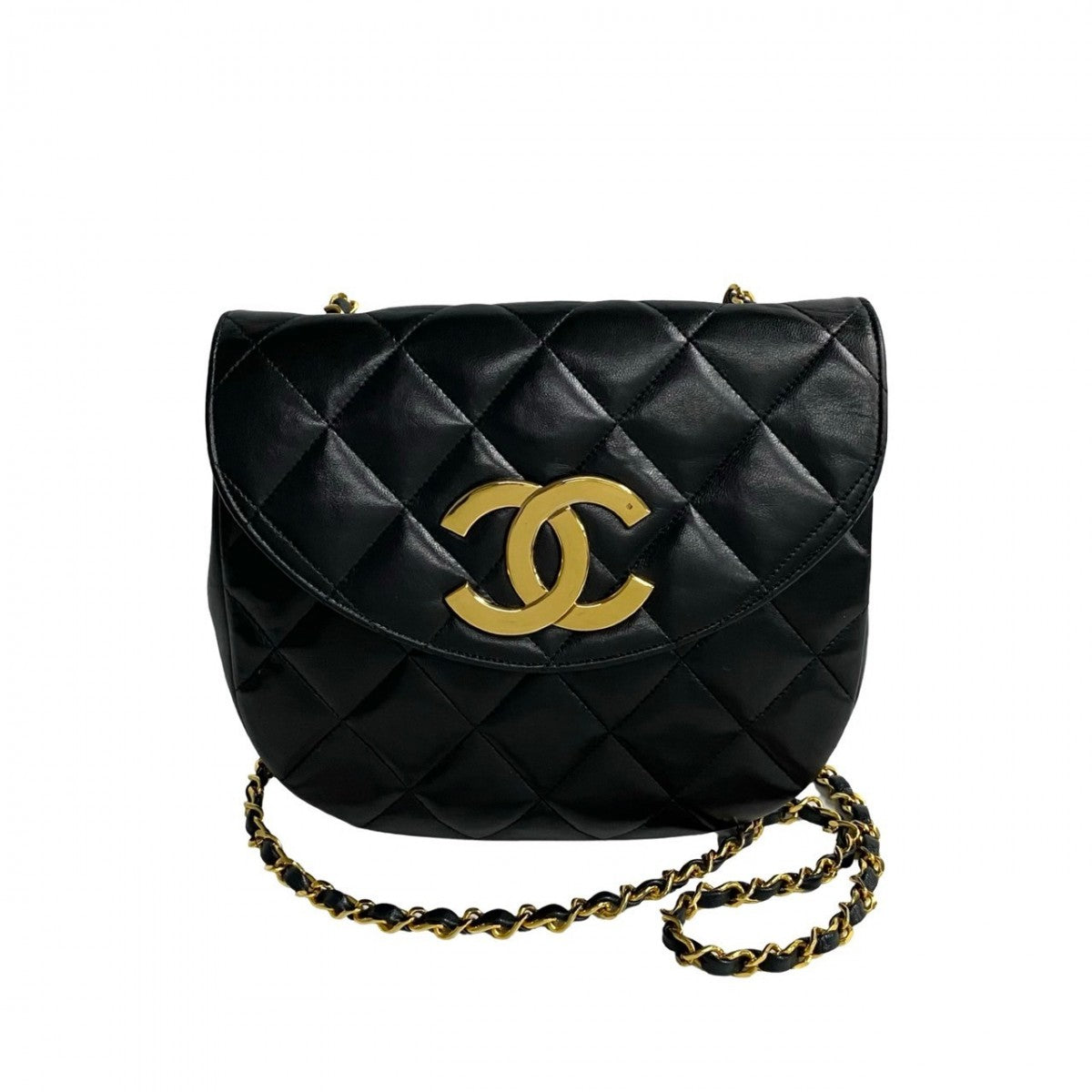 Chanel lambskin COCO Mark Matrasse Black Shoulder Bag 250115Kmh719 7