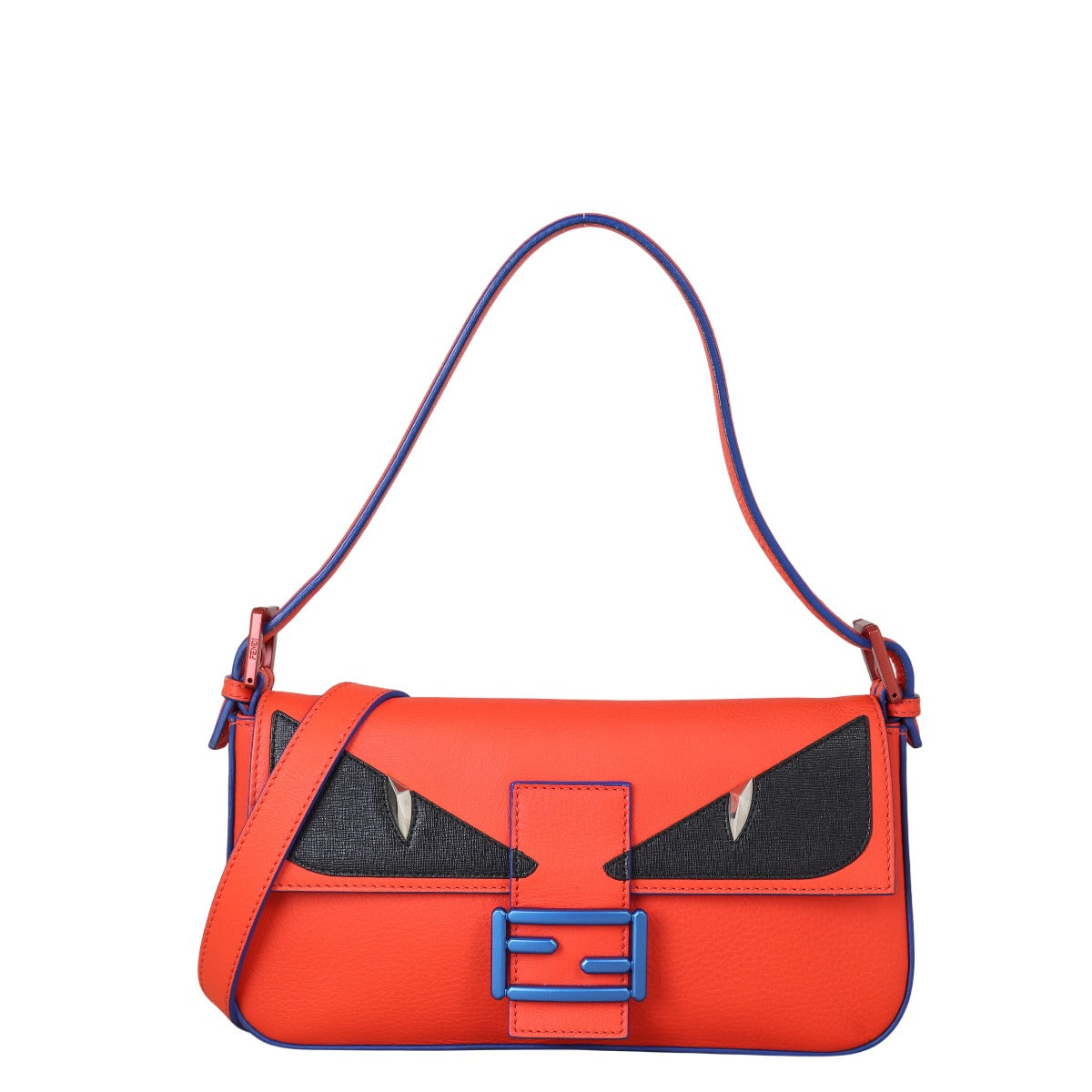 Fendi Crossbody Bag Baguette Bag Monster Eyes Shoulder Bag
