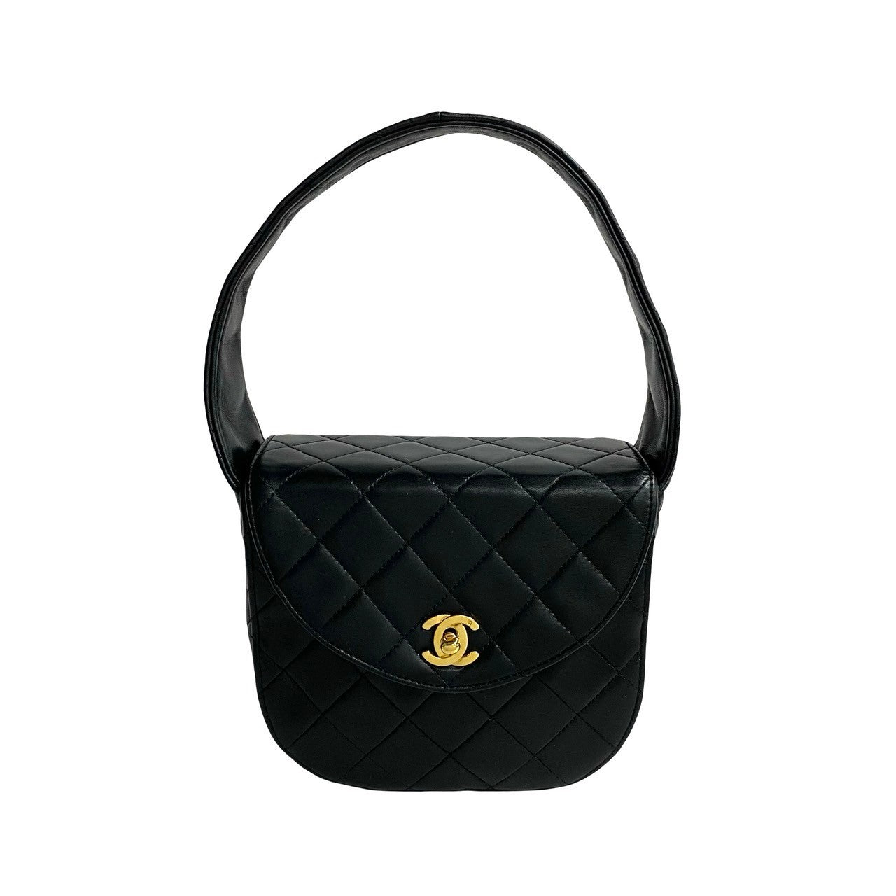 Chanel lambskin Matrasse Black Handbag 250204Mni14 8