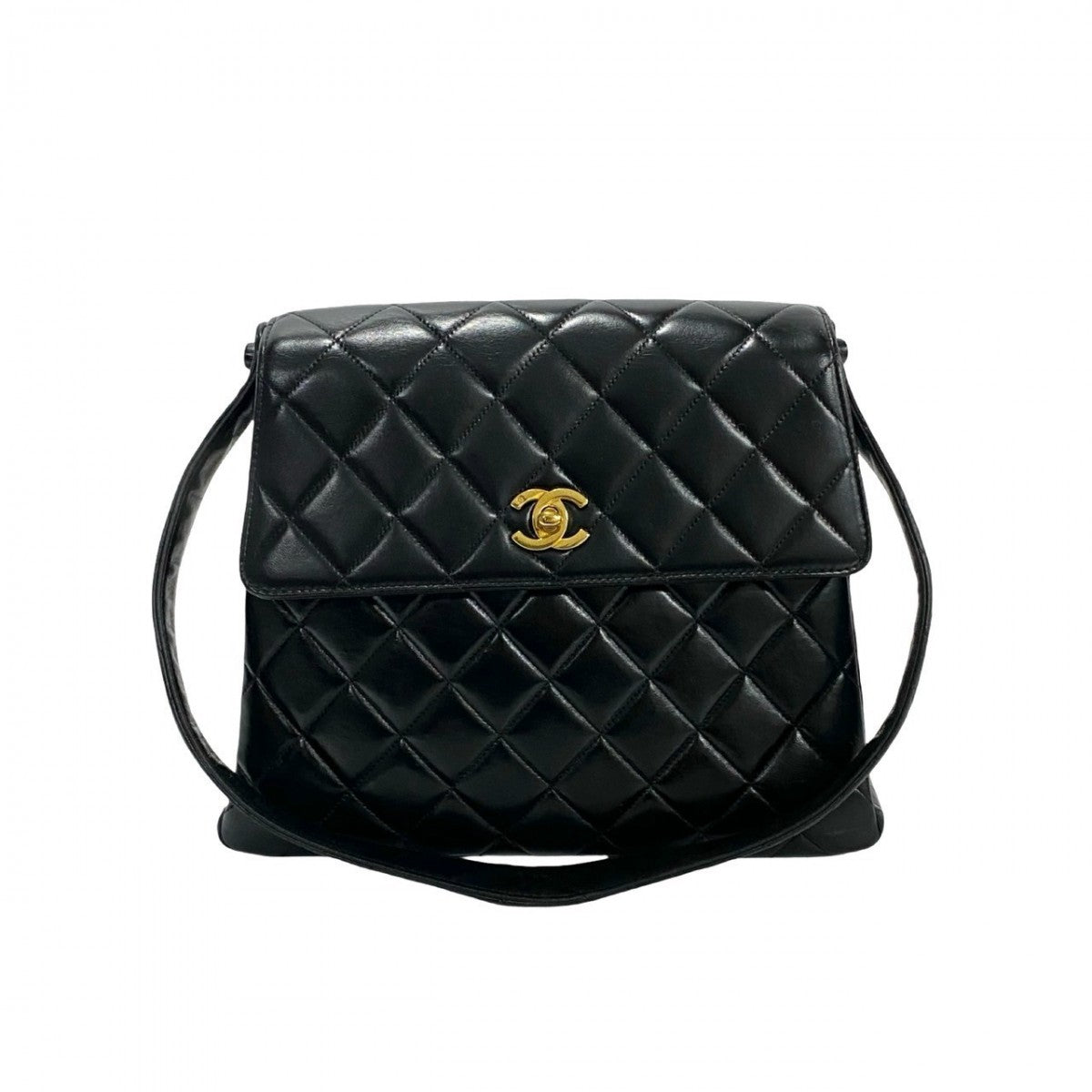 Chanel lambskin COCO Mark Matrasse Black Shoulder Bag 250215Jpi72 4