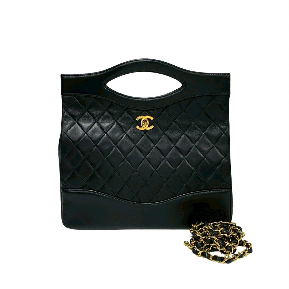 Chanel COCO Mark Black Leather Shoulder Bag 250220Mni1470 9