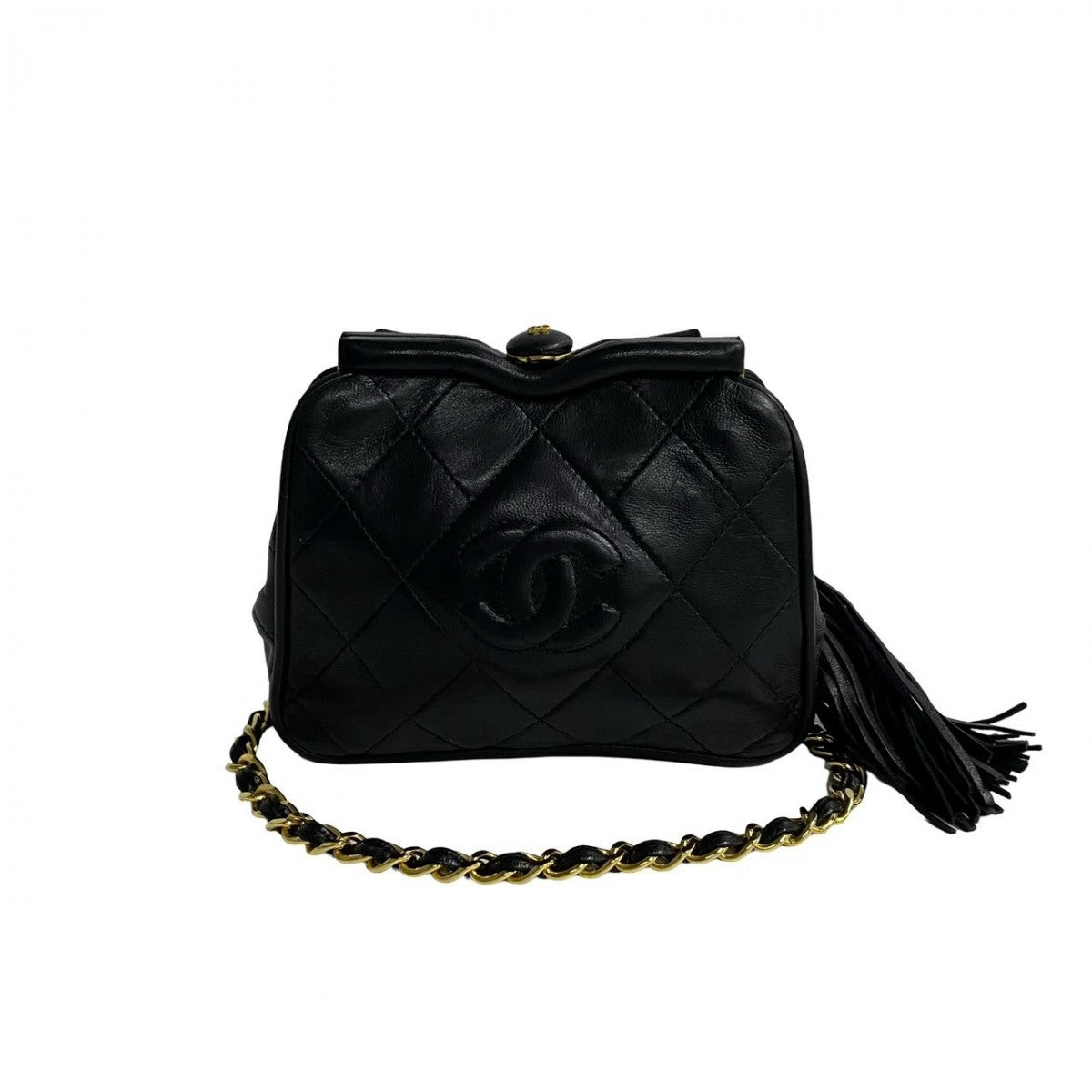 Chanel lambskin COCO Mark Matrasse Black Shoulder Bag 250312Kmj723 10