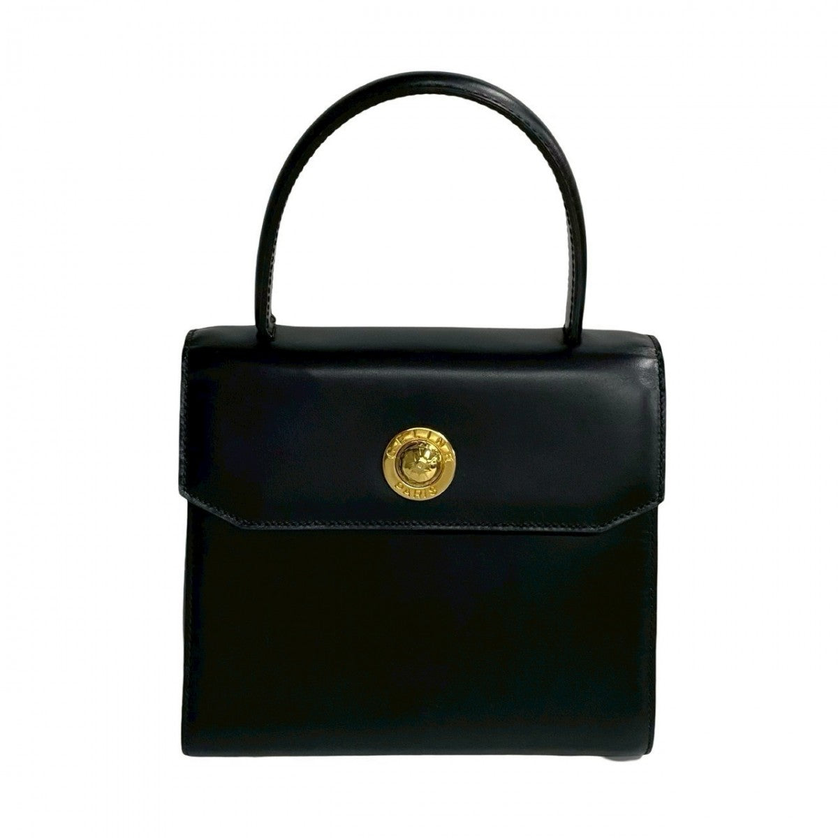 Calfskin, Star Ball Metal Women Leather Black Travel Bag