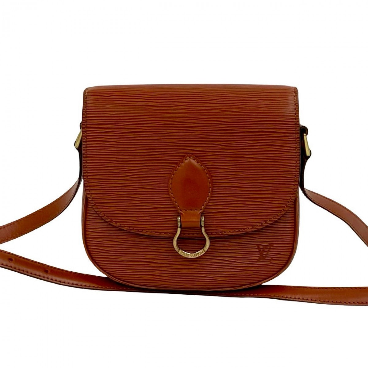 Louis Vuitton M52213 Epi Saint-Cloud Leather Brown Mini Shoulder Bag