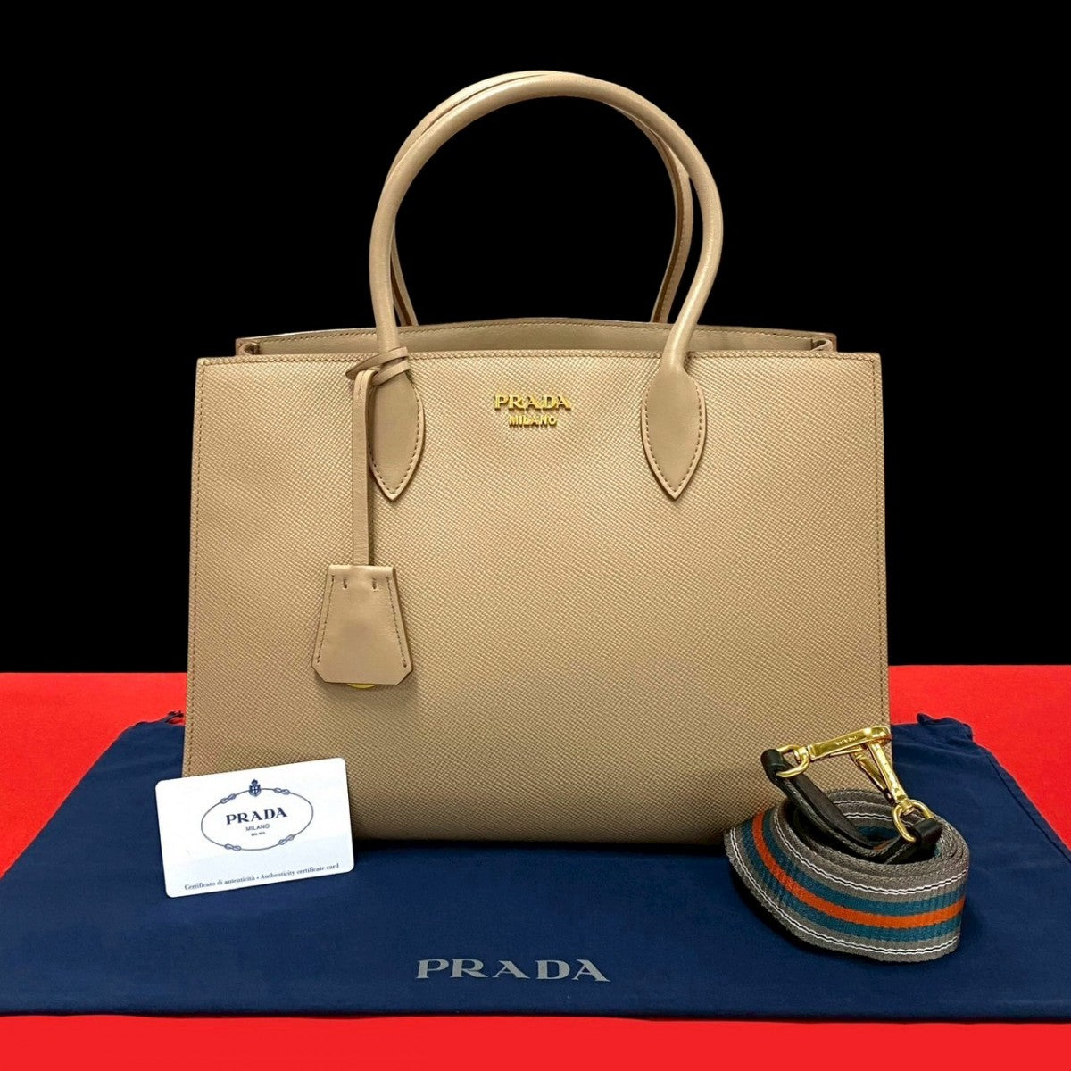 Shoulder Bag Metal Bibliotheque Women Leather Beige