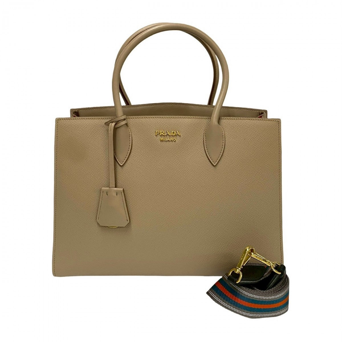 Shoulder Bag Metal Bibliotheque Women Leather Beige