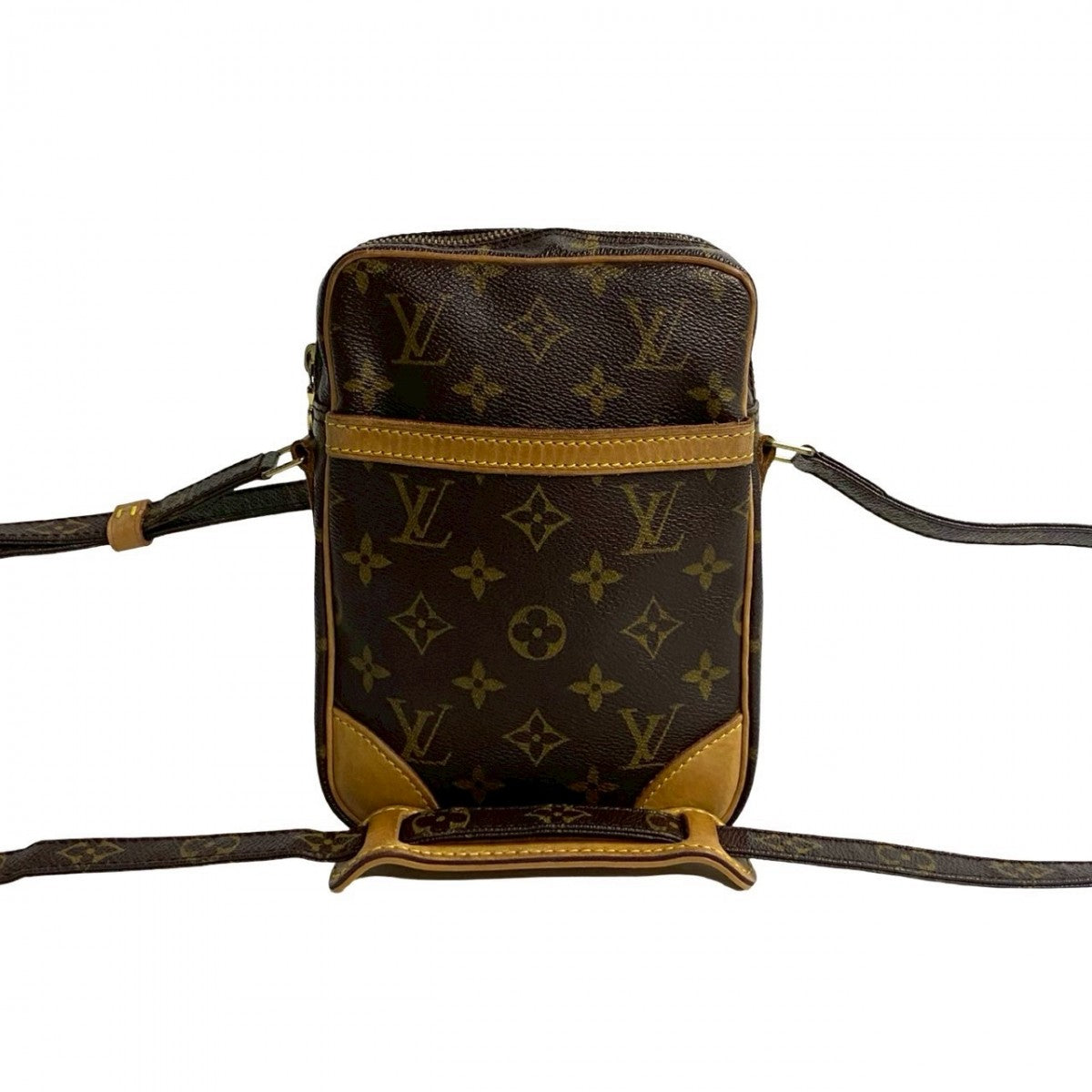 Louis Vuitton M45266 PVC Danube Monogram Leather Brown Shoulder Bag