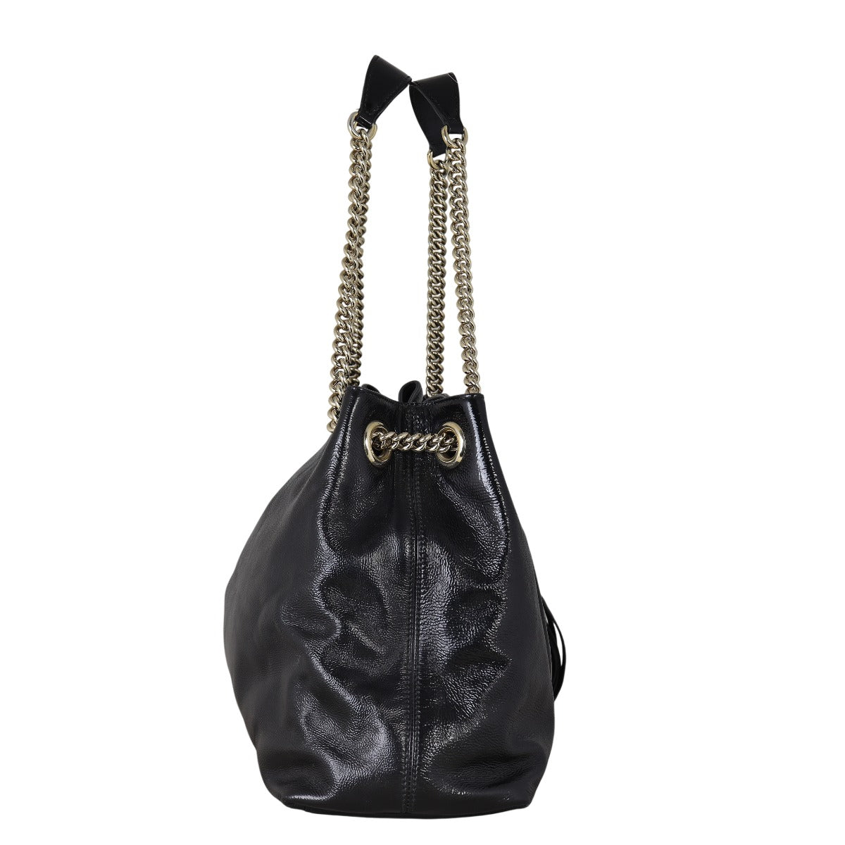Gucci Soho Chain Shoulder Bag Medium Patent
