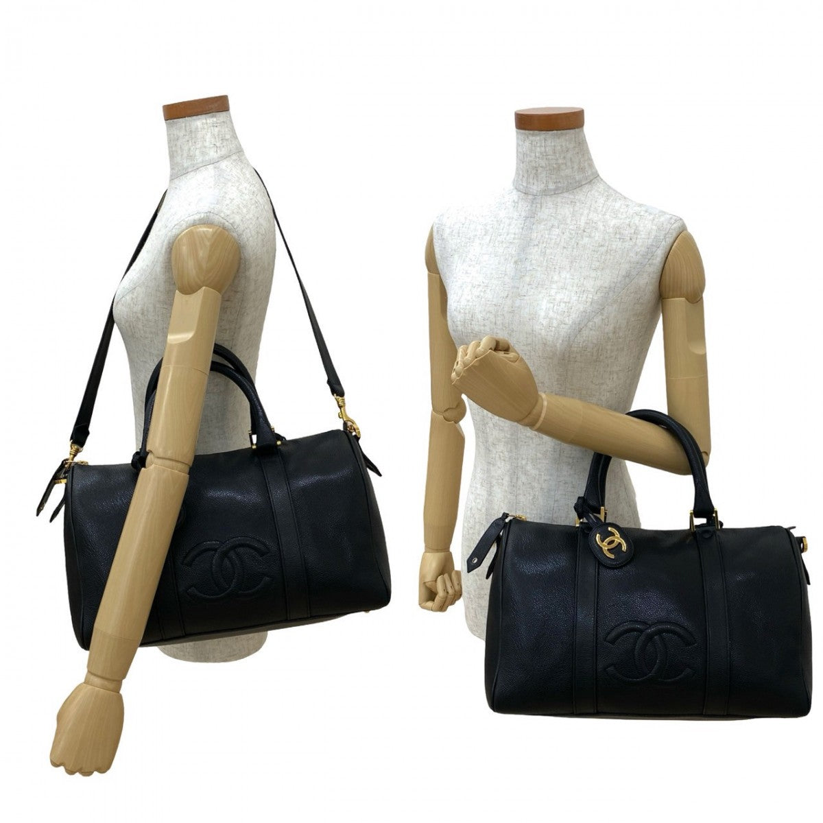 Chanel Matt caviar skin Black Shoulder Bag 250612Mna28 7