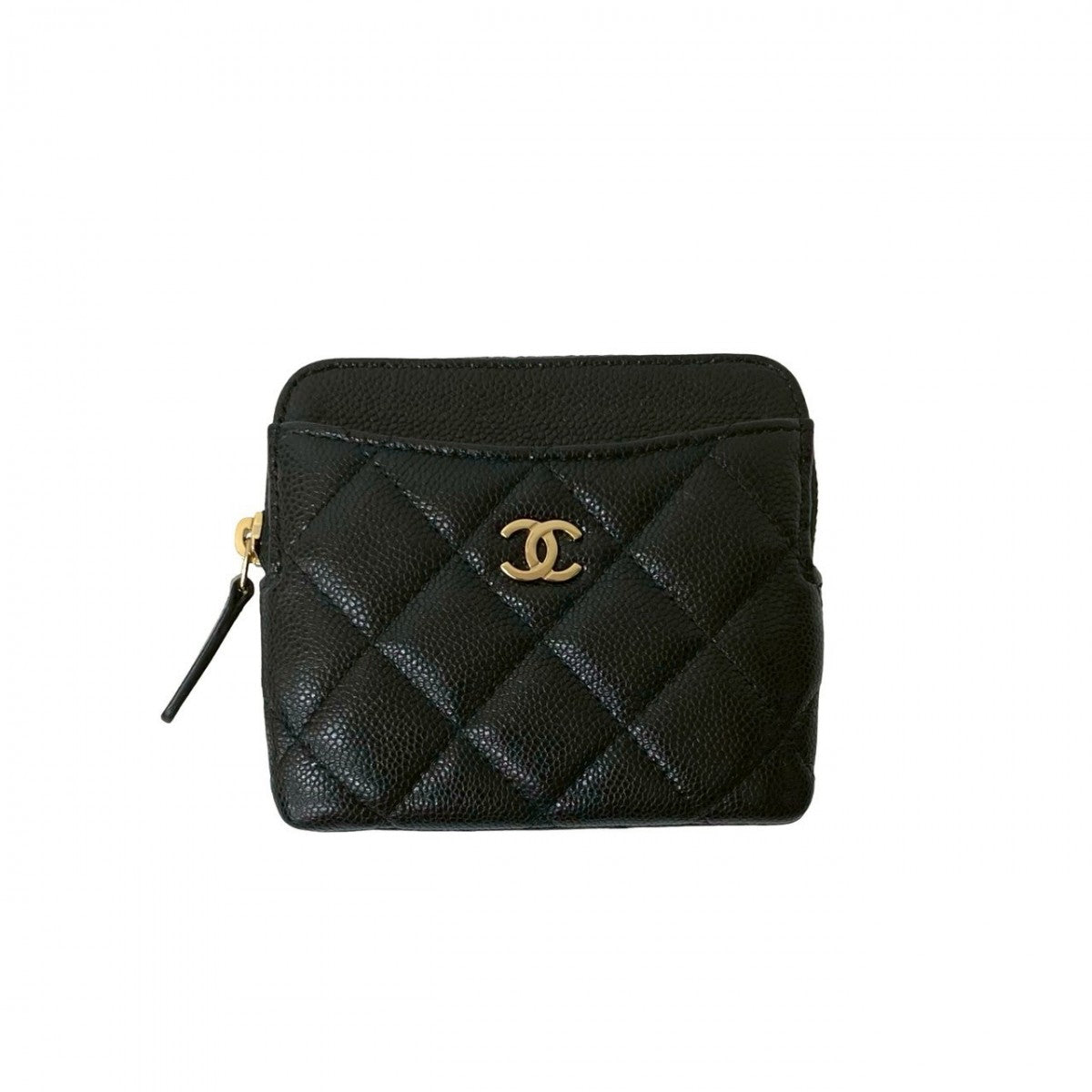 Chanel Coin Matt caviar skin Matrasse Black Handbag