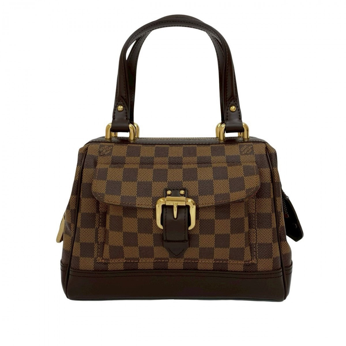 Louis Vuitton N51201 Damier Knightsbridge Leather Brown Handbag