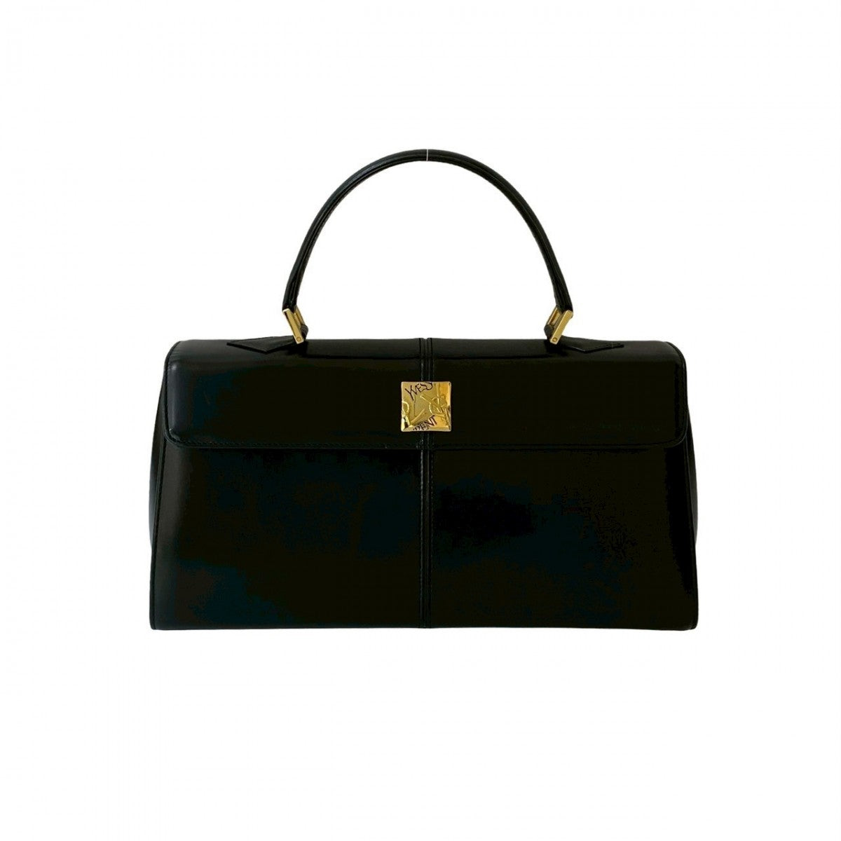 YSL Saint Laurent Yves Handbag Leather Black Travel Bag 250615Jpa415 7