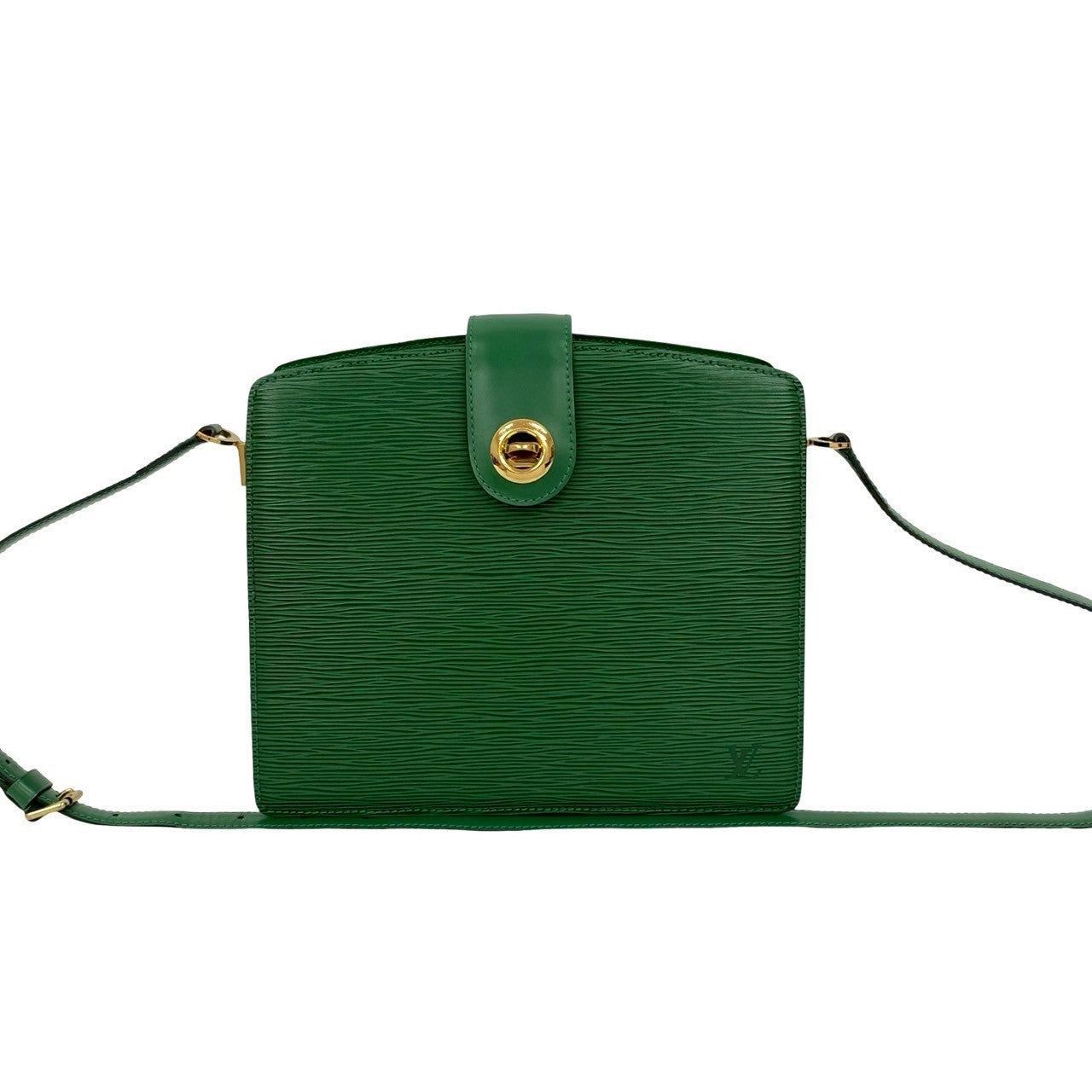 Louis Vuitton Epi Capuchin Leather Green Hat