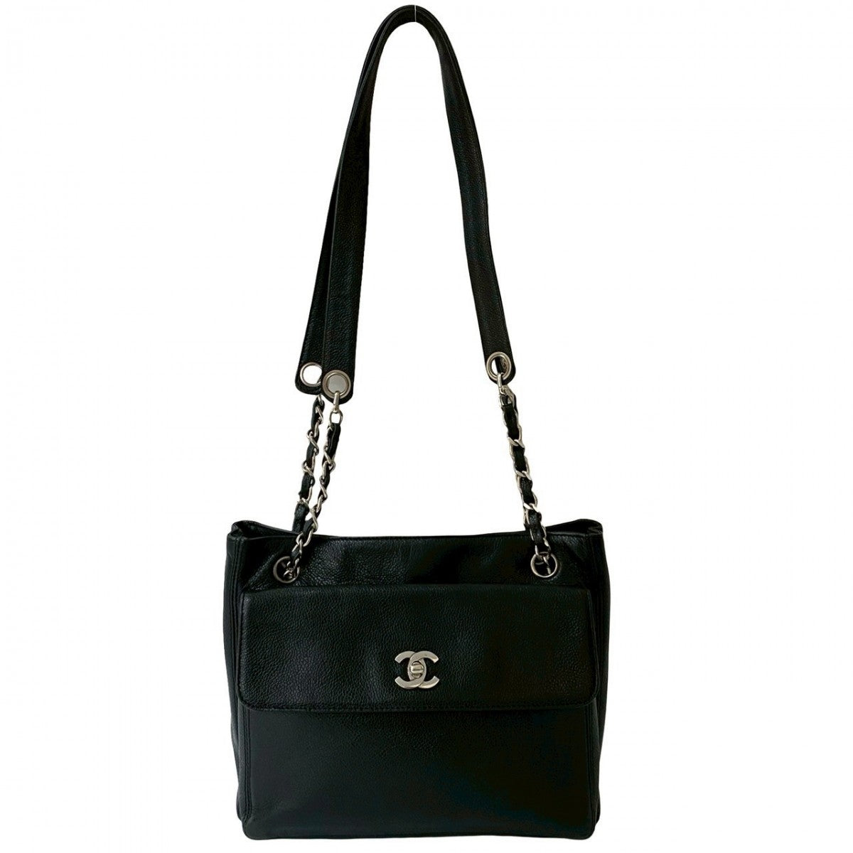 Chanel Matt caviar skin Black Shoulder Bag 250615Jpa523 9