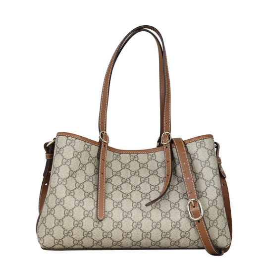 Gucci GG Monogram Emblem Tote Medium