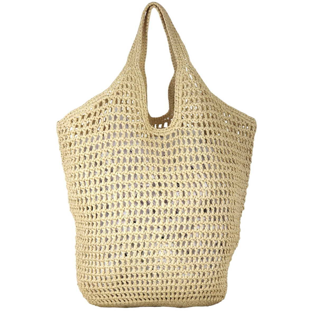 Prada Crochet Hobo Handbag Raffia Travel Bag