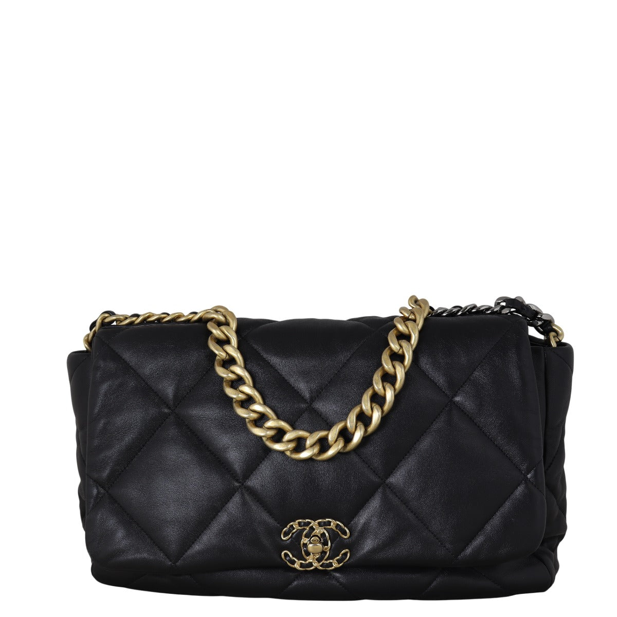 Chanel 19 Bag Maxi Quilted Black Shoulder Bag