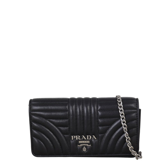 Prada Diagramme Nappa Shoulder Bag Mini