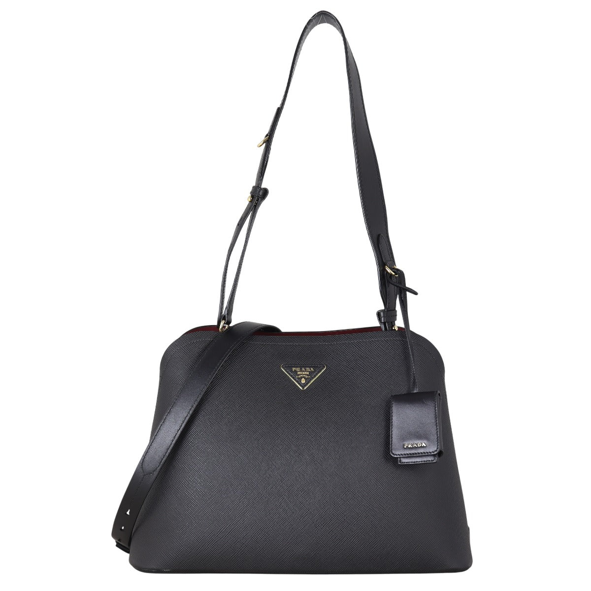Prada Saffiano Cuir Matinee Bag Medium Travel Bag