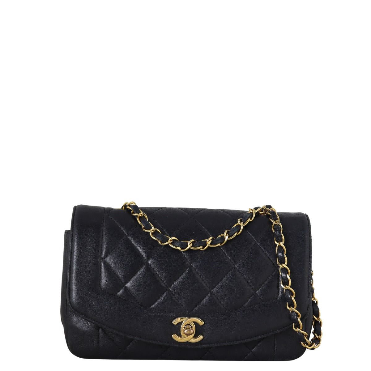 Chanel Diana Bag Black Small Handbag