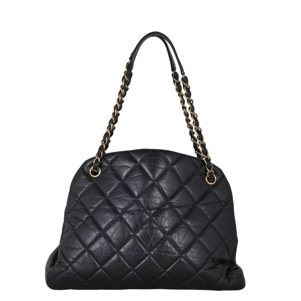 Chanel Mademoiselle Bowler Bag Quilted Black Shoulder Bag