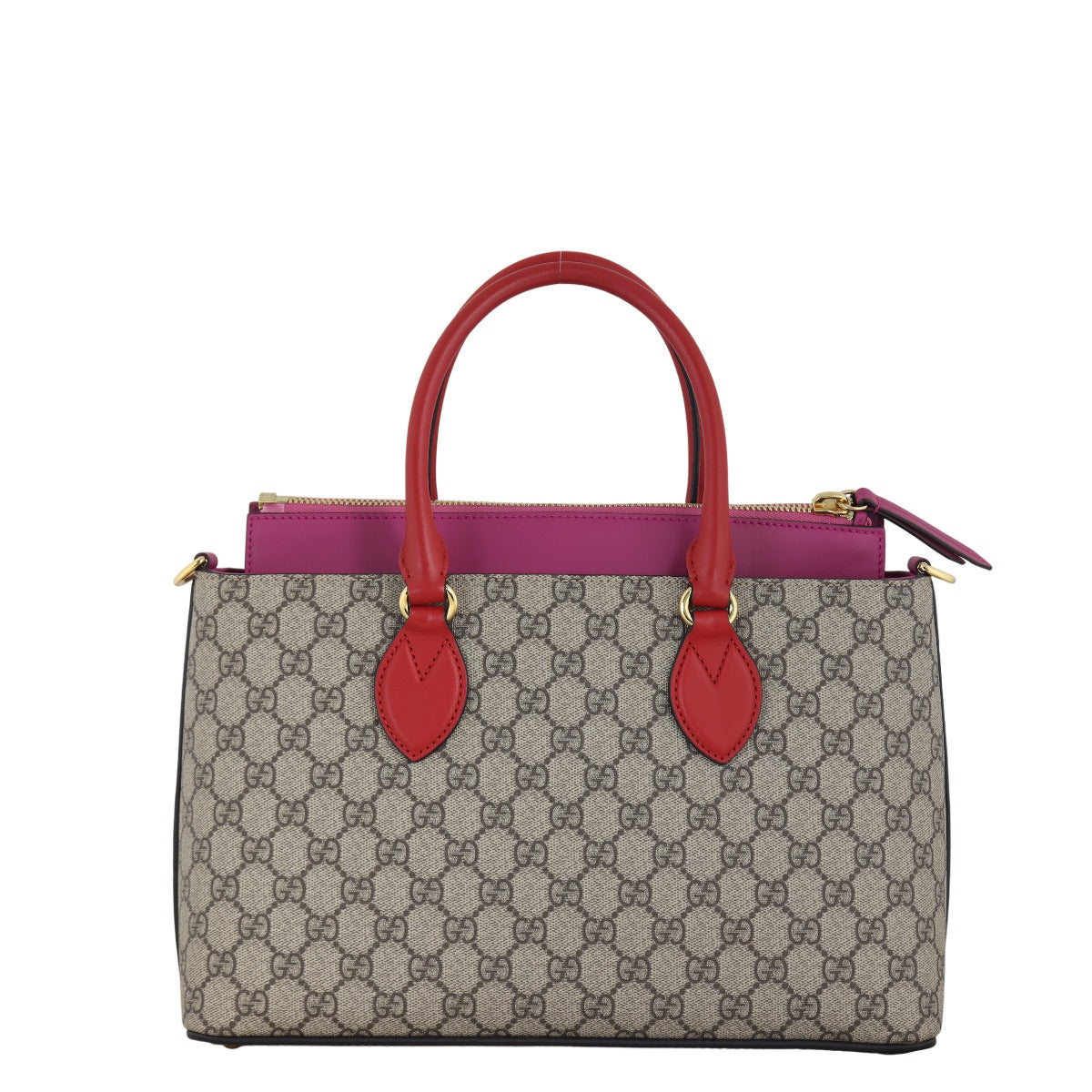 Gucci GG Supreme Linea A Zip Tote Small