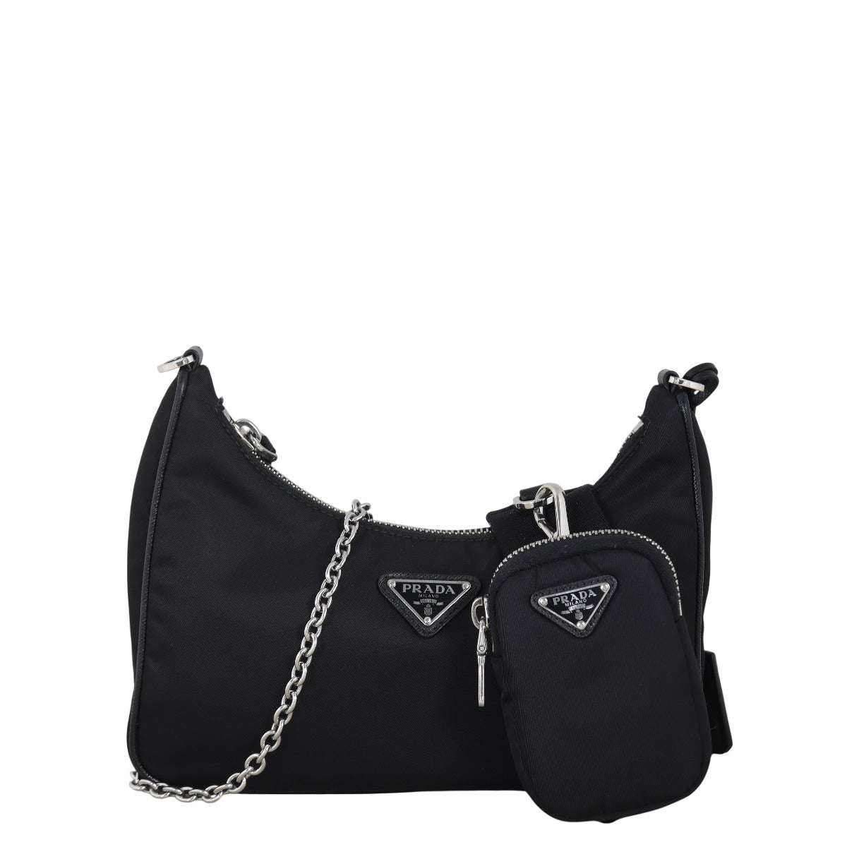 Prada Crossbody Bag Re-Edition Tessuto Shoulder Bag 14 Nylon Black