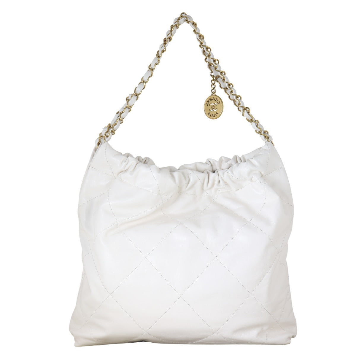 Chanel 22 Hobo White Medium Shoulder Bag