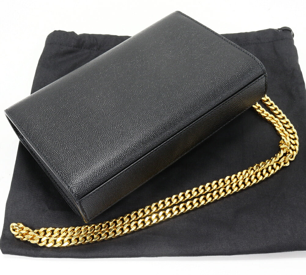 YSL Saint Laurent Kate Grained Calfskin 2Way Shoulder Bag