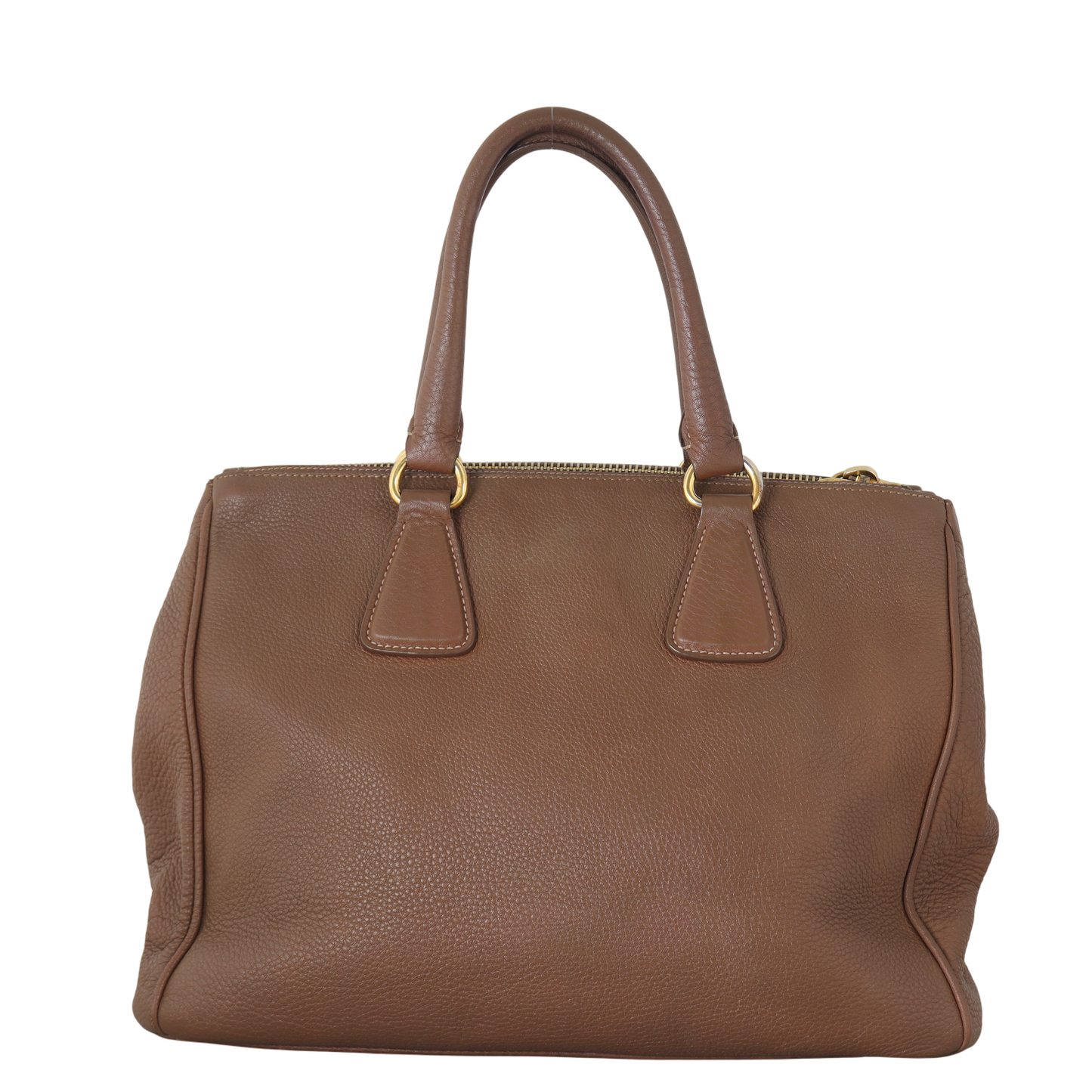 Prada Vitello Daino Double Zip Tote Handbag Tote Bag
