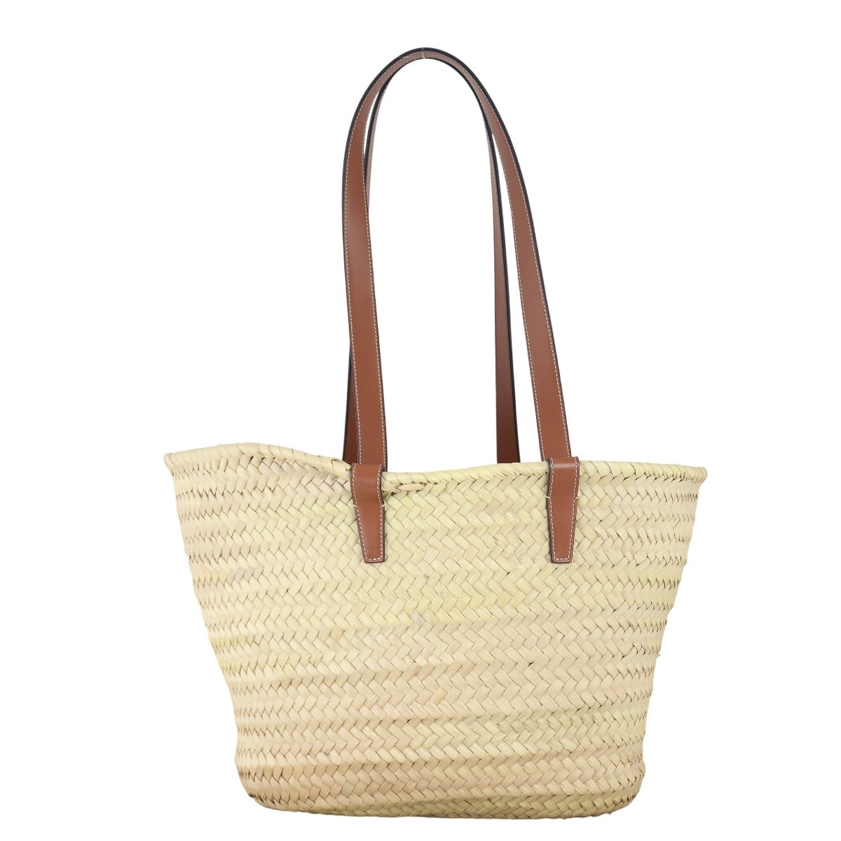 Celine Classic Panier Handbag Raffia Travel Bag
