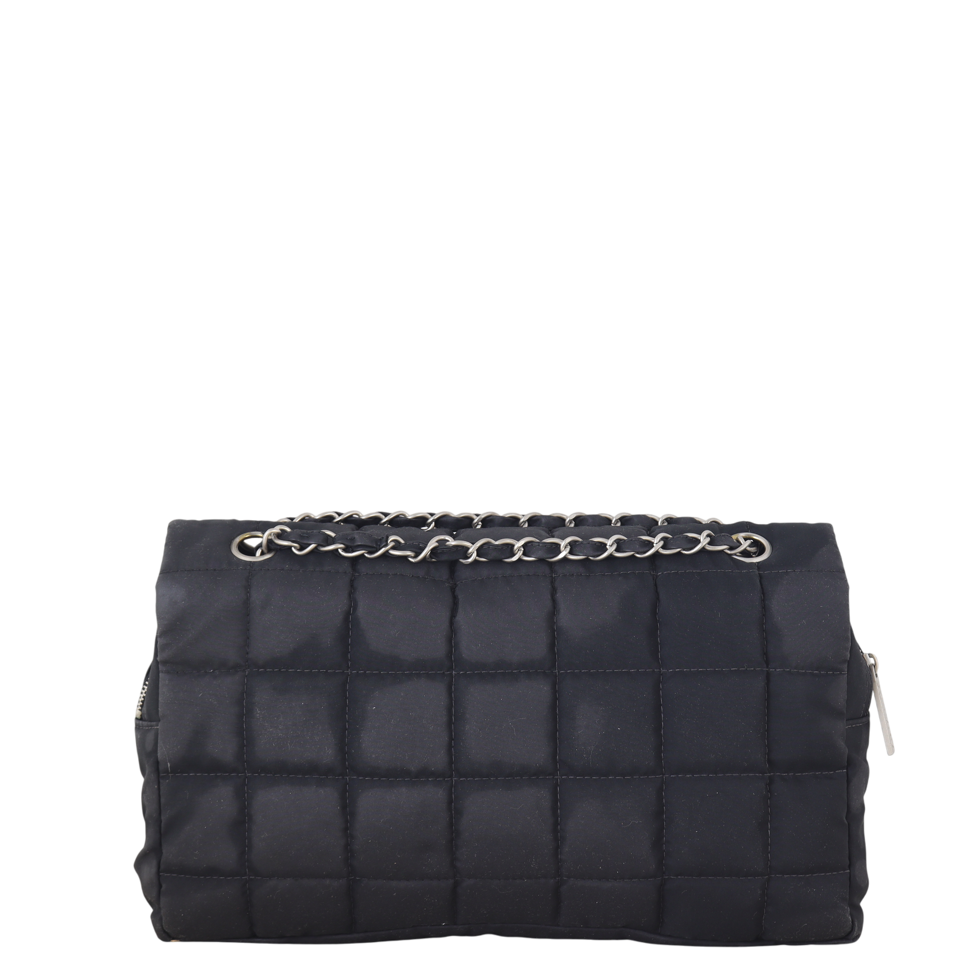 Chanel Chocolate Bar Bag Nylon Quilted Shoulder Bag