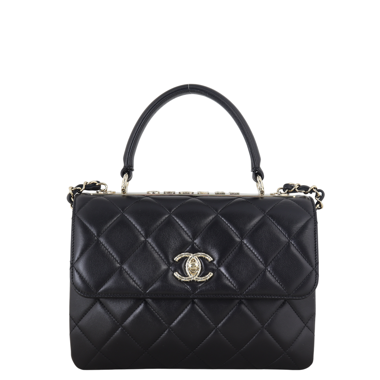 Chanel CC Trendy Handbag Quilted Black Crossbody Bag Small 24112025