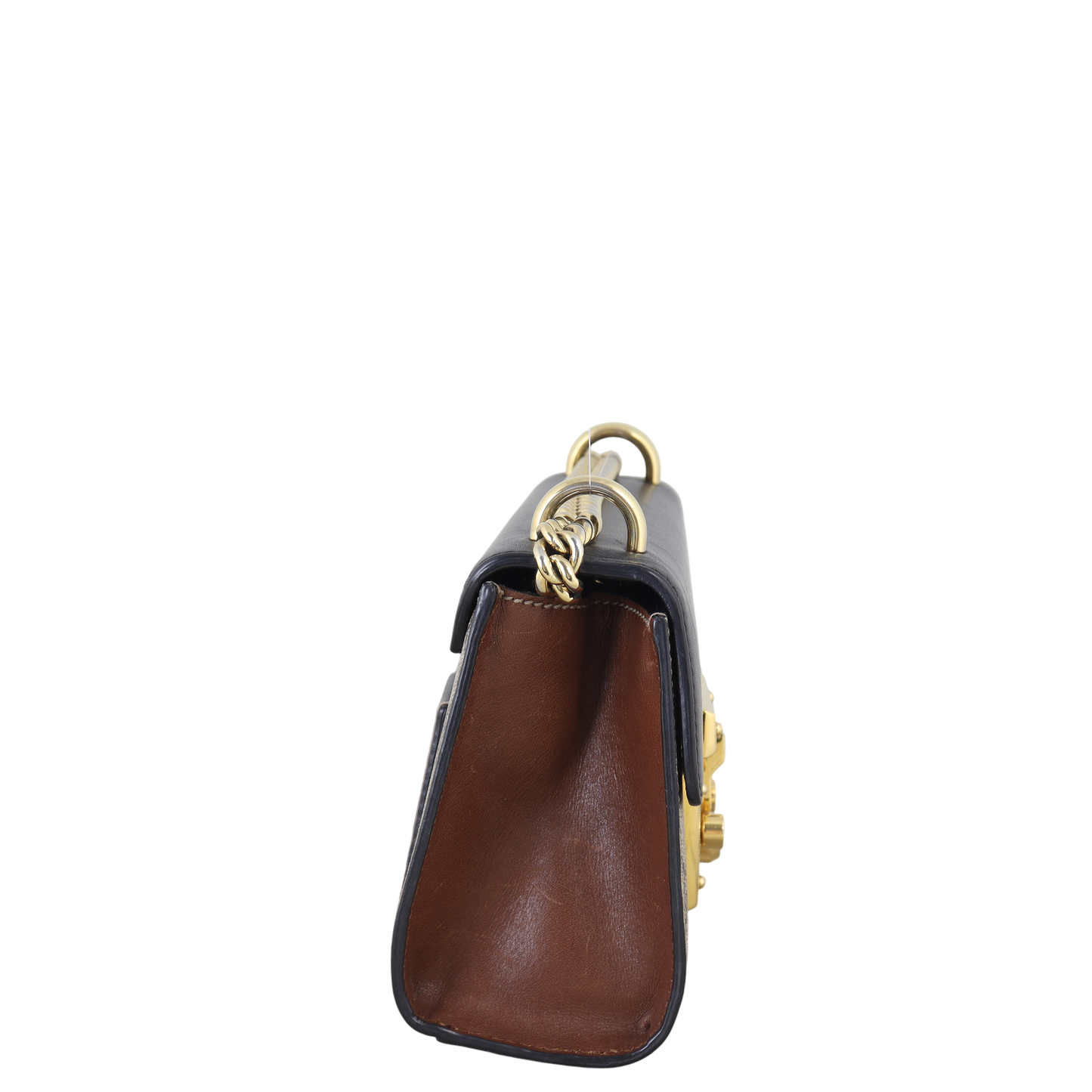 Gucci GG Supreme Padlock Small Shoulder Bag