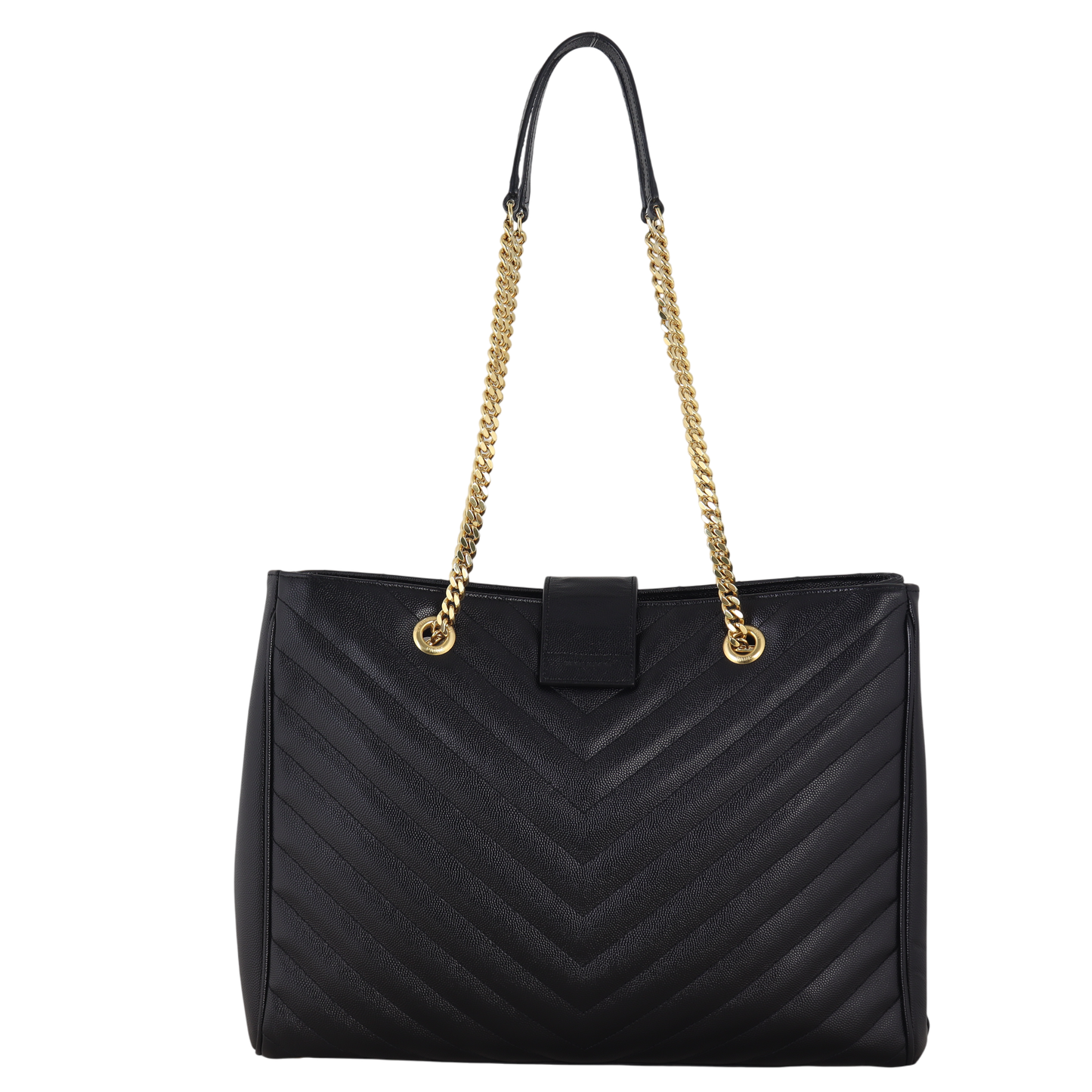 YSL Saint Laurent Saint Laurent Chevron Shopping Tote Tote Bag