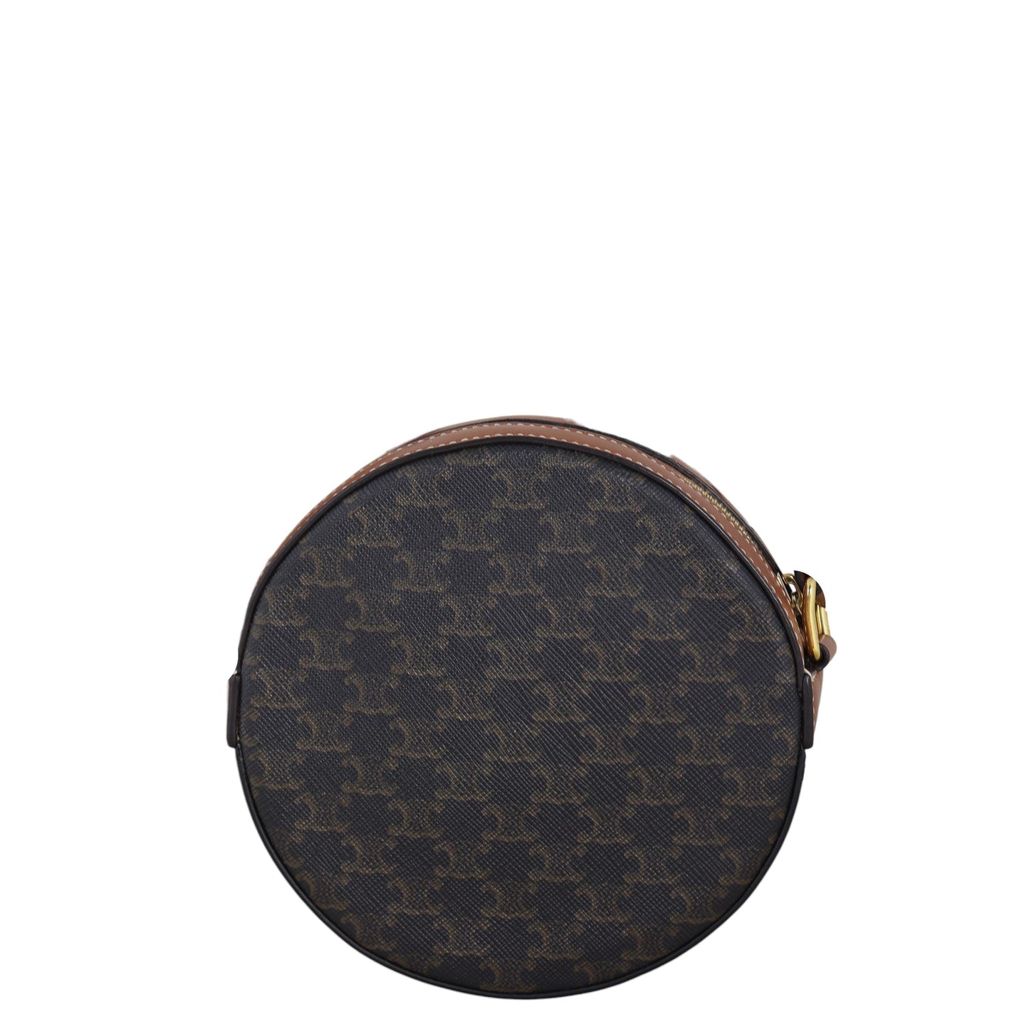 Celine Triomphe Round Purse On Strap Handbag Travel Bag