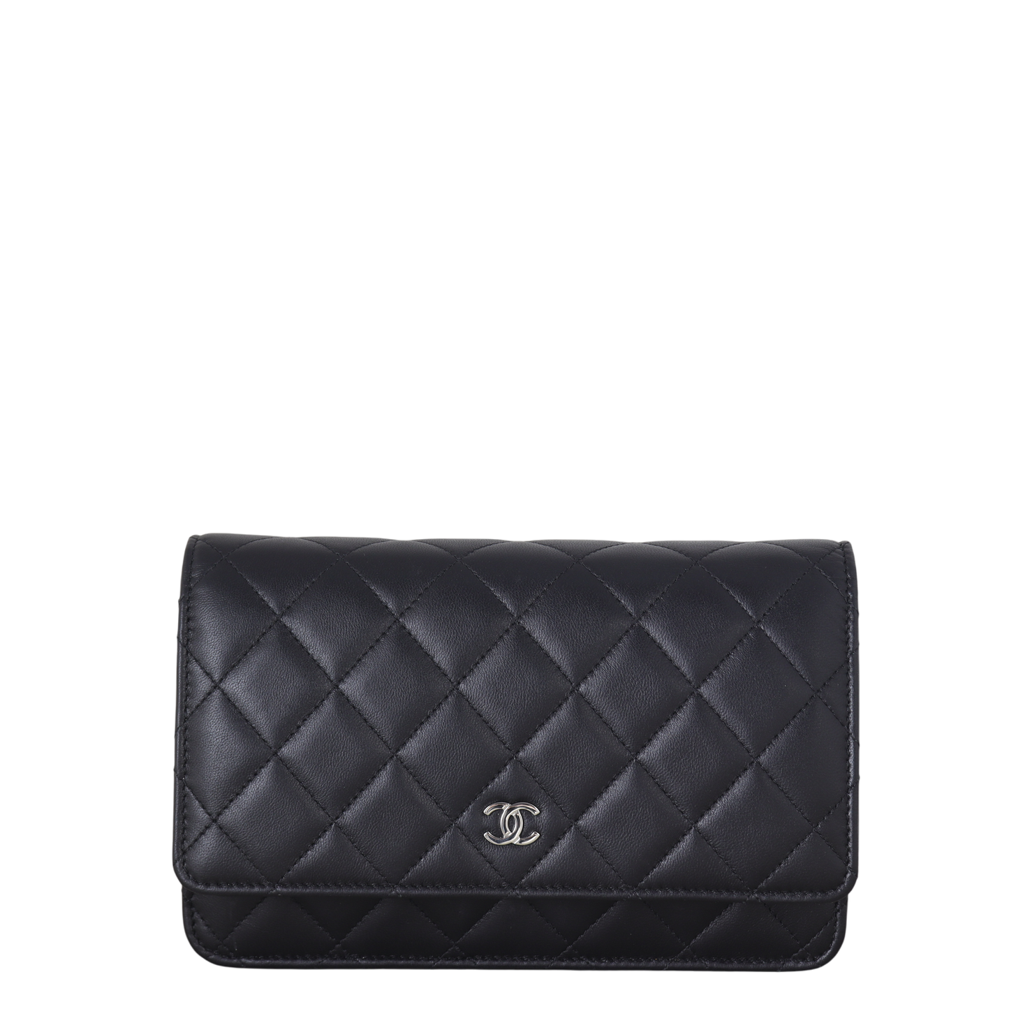 Chanel Classic Wallet on Chain Handbag Quilted Black Crossbody Bag Chain 02122025