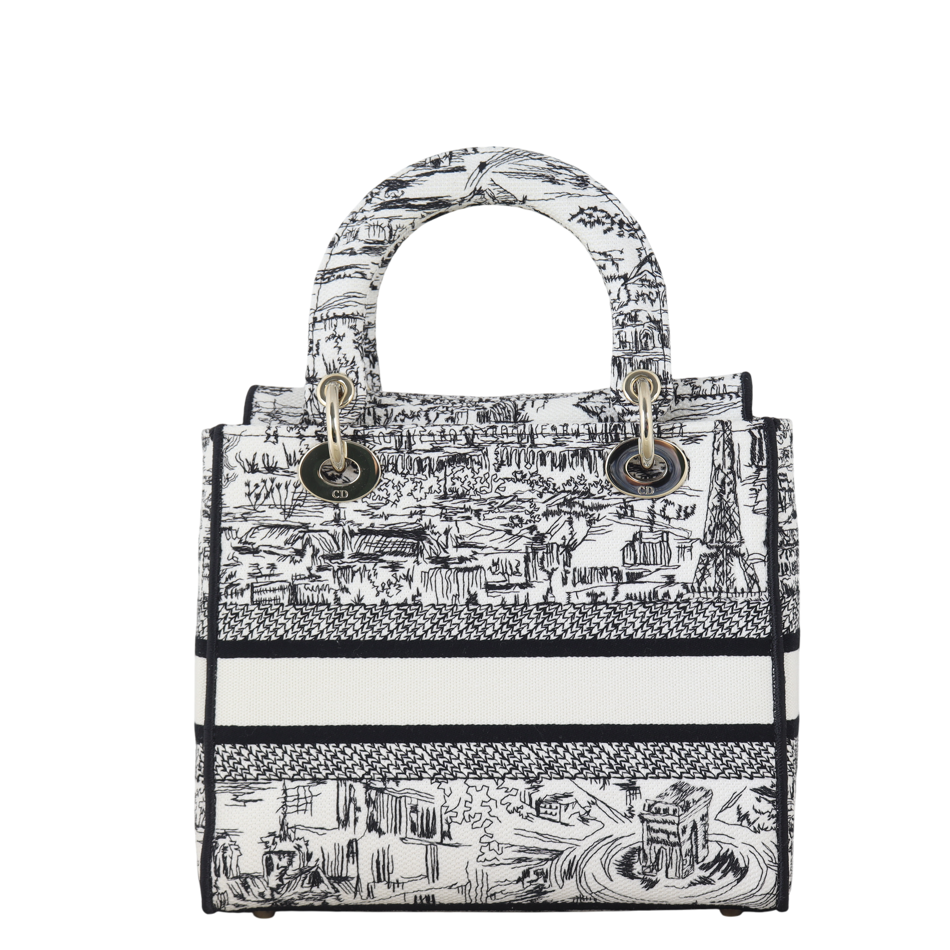 Dior Lady D Lite Handbag Medium Travel Bag