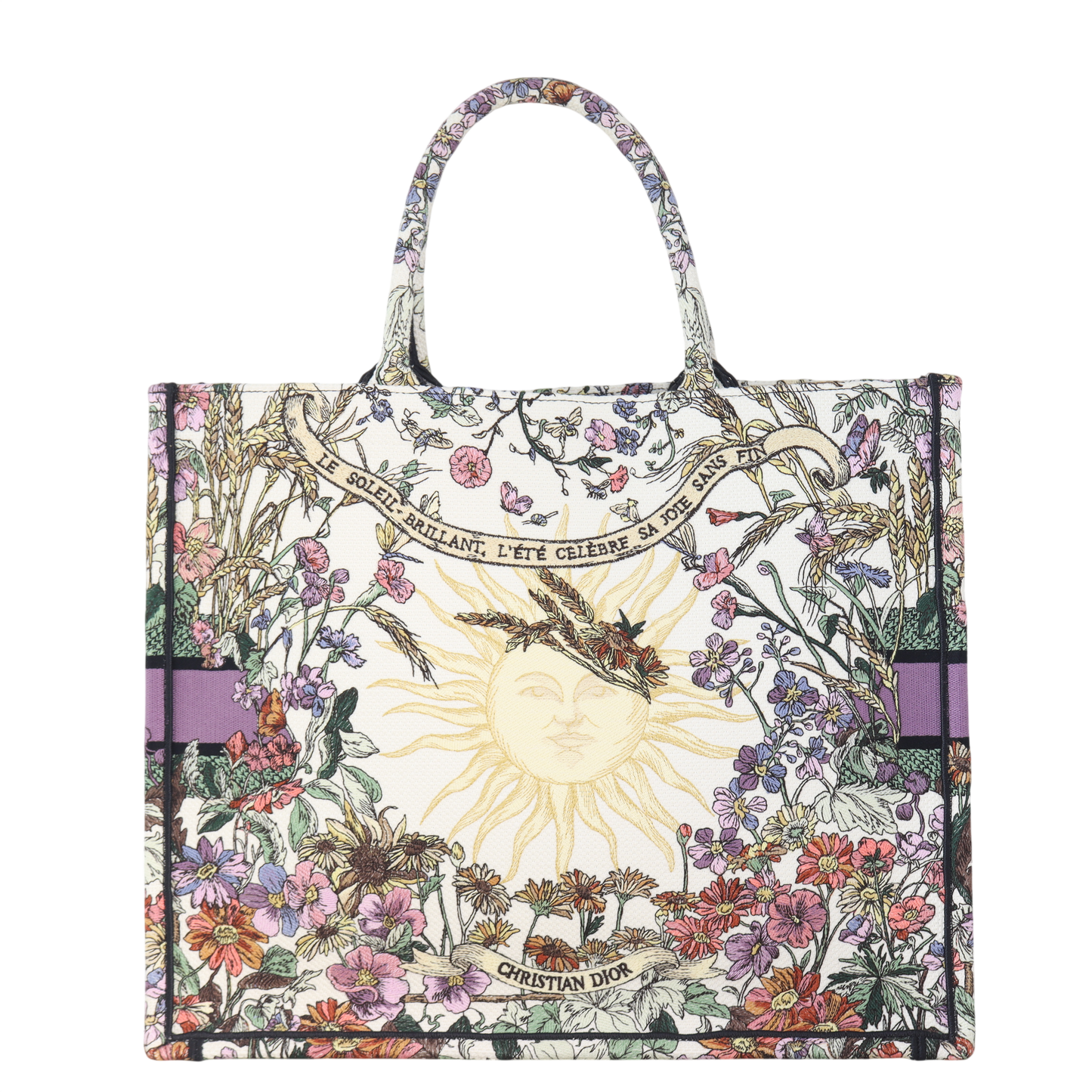 Dior Book Tote Floral Handbag Large Tote Bag